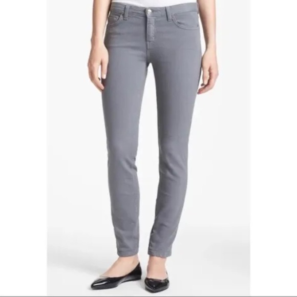 Kate Spade Broome Street Gray Skinny Jeans Size 28. - Picture 1 of 6